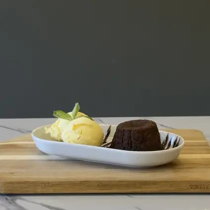 Volcán de chocolate