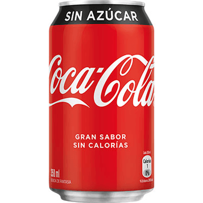 Bebida Coca-Cola Sin Azúcar 350 ml