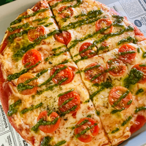 Pizza Tomate Cherry - Pesto