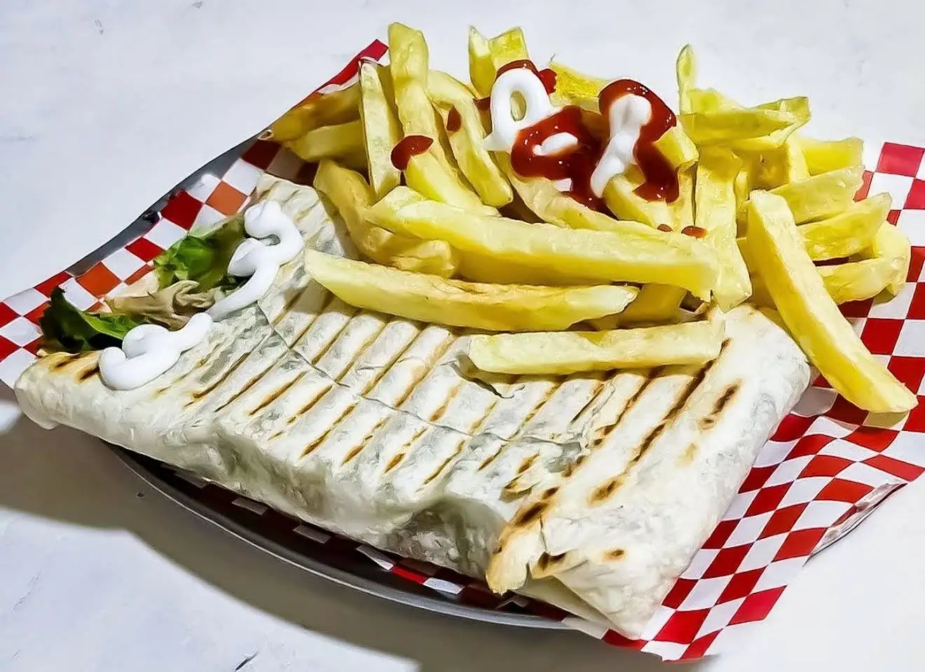 Fajita Pollo Verduras.