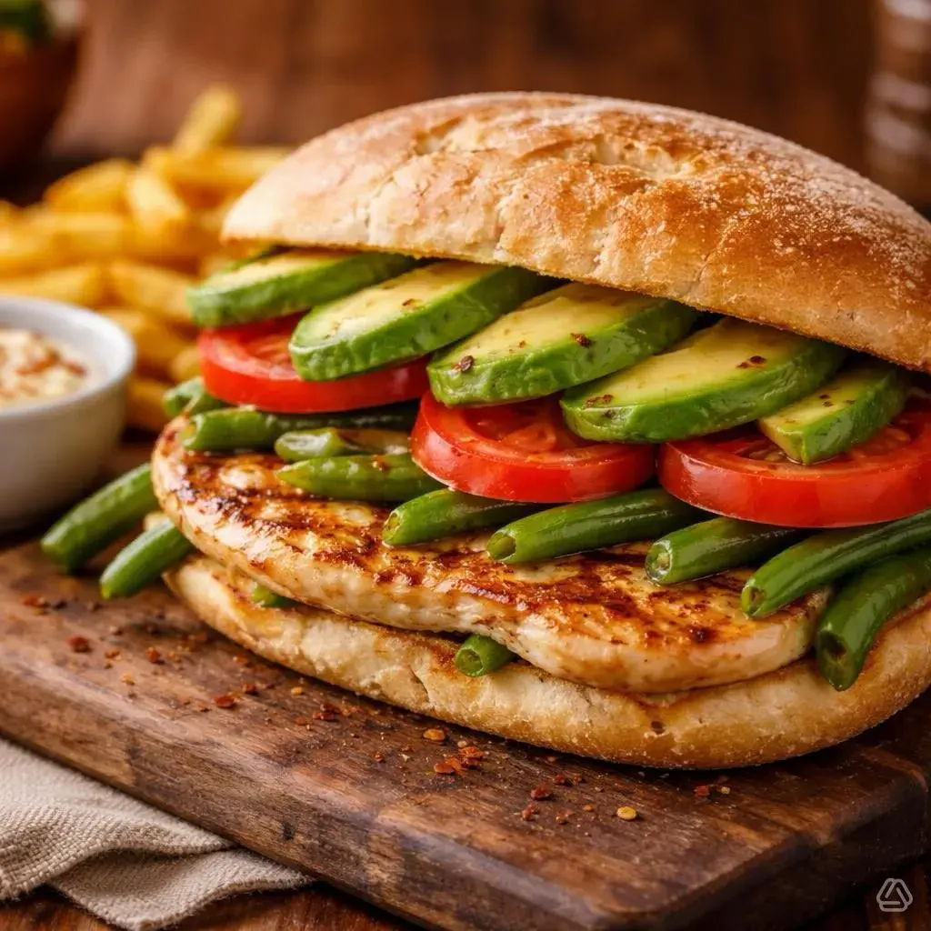 Churrasco de Pollo Chacarero.
