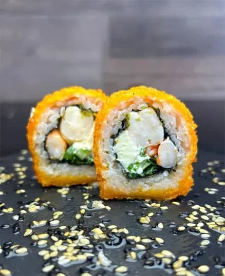 SAKE PANKO ROLLS
