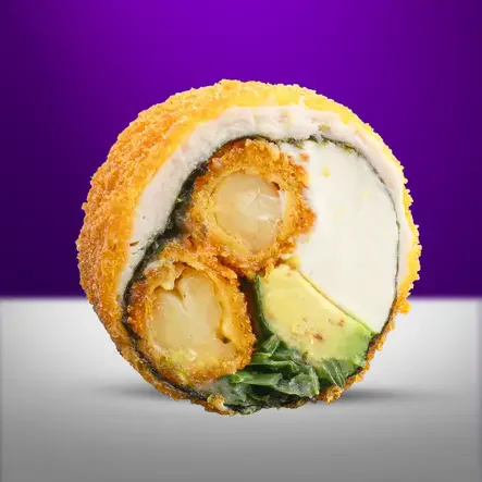 ORIENTAL FURAI (ENVUELTO EN SALMÓN APANADO O POLLO APANADO)