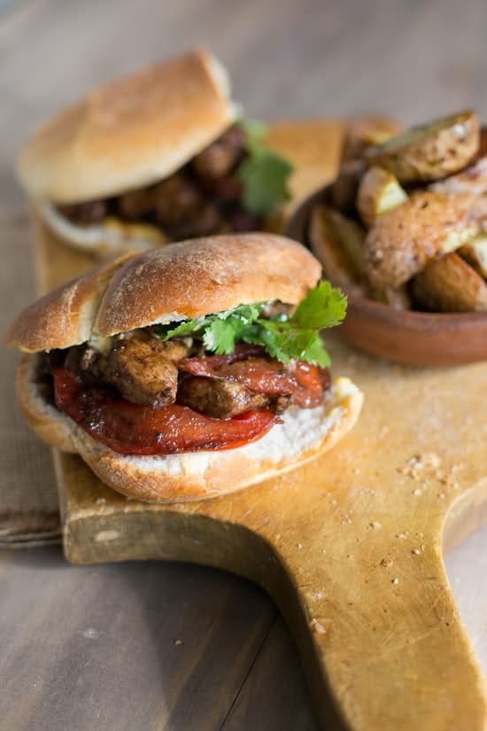 Sándwich de Lomo Saltado