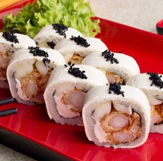 6.2 Cheese ebi roll (8 piezas)